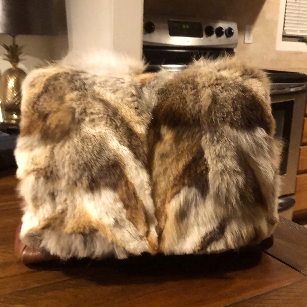 SANTESTEBAN fox deer unsure Hair LTR HM Handbag-NWOT stunning rare